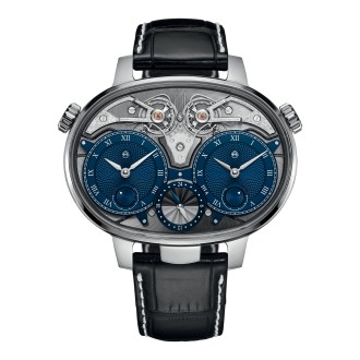 Dual Time Resonance White Gold