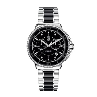 Steel and Ceramic Diamonds Chronograph 41mm