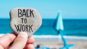 Back to work after the summer holidays