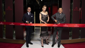 Raynald Aeschlimann & Nicole Kidman © Omega