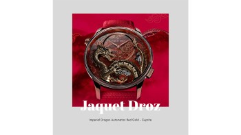 Imperial Dragon Automaton Red Gold Cuprite © Jaquet Droz