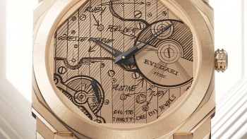Octo Finissimo Chronograph GMT Sketch Timeforart Edition © Bulgari 