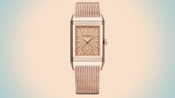Reverso Tribute Monoface Small Seconds in 18-carat pink gold (750/1000) © Jaeger-LeCoultre