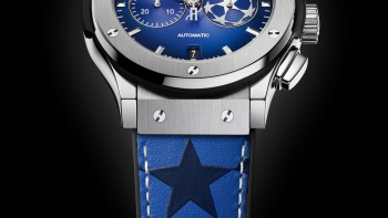 La Classic Fusion Chronograph UEFA Champions League Titanium © Hublot