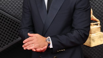 John Legend in the Hublot Big Bang Original King Gold Blue Diamonds 41mm © Hublot