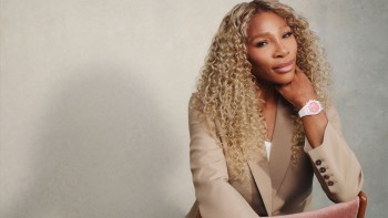 AP ambassador Serena Williams wearing the Royal Oak Self-winding Chronograph "Serena Williams" Limited Edition © Audemars Piguet