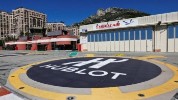 On Monaco helipads - Hublot
