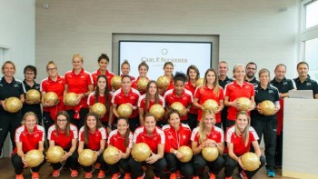 The Swiss Women's National Football at the manufacture - Carl. F Bucherer