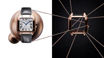 Up close and personal with the new Santos - Cartier