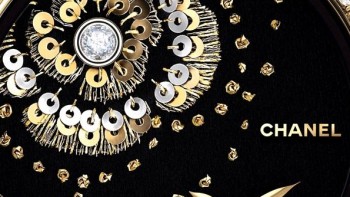 Mademoiselle Privé Watch with Embroidered Camellia - Chanel