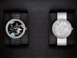 Mademoiselle Privé Coromandel Dial Set "Grand Feu" Enamel and Sculpted Mother of Pearl - Chanel 