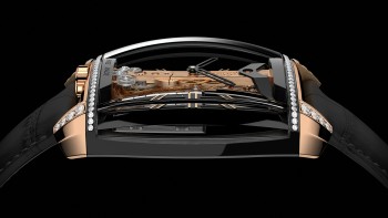 10th Anniversary of the Golden  Bridge Automatic With Panoramic Sapphire Case  Design - Corum