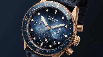 New Colours and Materials for the Fifty Fathoms Bathyscaphe Flyback Chronograph  - Blancpain