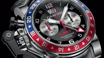 Chronofighter Oversize GMT Blue and Red - Graham