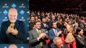 Jean-Claude Biver is awarded the Prix Special du Jury - Hublot / TAG Heuer / Zenith