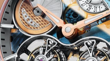 Vedict 46mm Double Tourbillon, saphhire dial  - Hysek