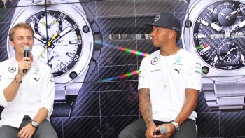 Nico Rosberg and Lewis Hamilton present their own watches - IWC
