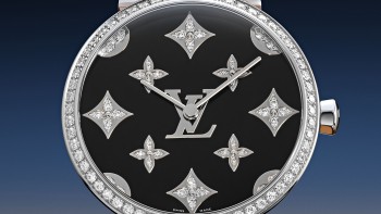Tambour Slim Monogram Dentelle Black  - Louis Vuitton