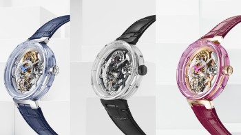 Tambour Moon Flying Tourbillon “Poinçon de Genève” Sapphire - Louis Vuitton