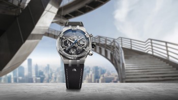 The graphic power of the Aikon Chronograph Skeleton - Maurice Lacroix 