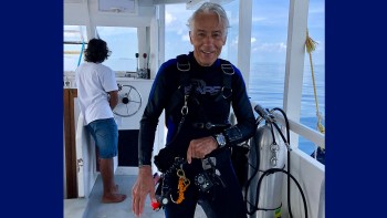 Luc Latapie and his Omega Seamaster - Omega