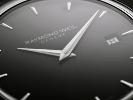 Toccata, steel and black dial - Raymond Weil