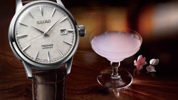 Presage Cocktail Starlight and Sakura Hubuki - Seiko