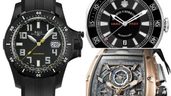 Three tough black sports watches - Summer watches