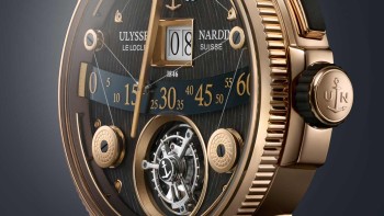 Marine Grand Deck Tourbillon in rose gold - Ulysse Nardin
