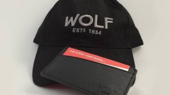 A new competition every day - Win a Wolf card holder and cap