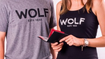 Wolf Est. 1834 - Passport holder and T-shirt - Summer competition