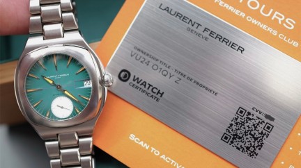 Collaboration with Watch Certificate™ © Laurent Ferrier 