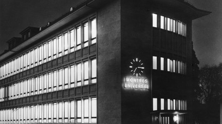 Universal Genève, the new factory in Carouge - 1956s © Breitling