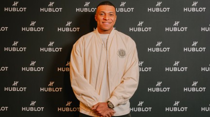 Kylian Mbappé at Watches and Wonders 2024 © Hublot