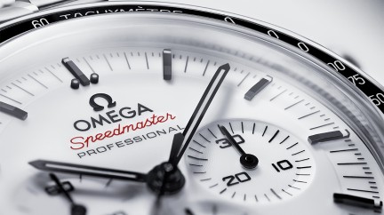 Speedmaster Moonwatch with White Lacquer Dial © Omega