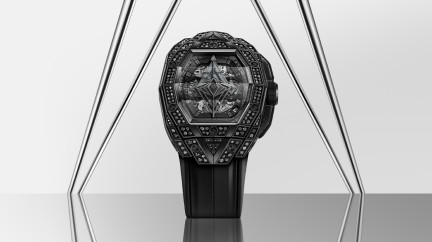  Big Bang Sang Bleu All Black Pavé © Hublot