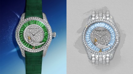 Two Dazzling New Interpretations of the Jean Schlumberger by Tiffany Bird on a Rock Watch © Tiffany & Co.