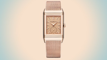 Reverso Tribute Monoface Small Seconds in 18-carat pink gold (750/1000) © Jaeger-LeCoultre