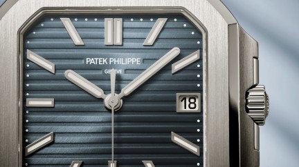 La Cubitus 7128/1G (or blanc, cadran bleu-gris) ©Patek Philippe