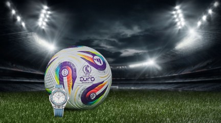 The Big Bang One Click in Joyful Sky Blue at UEFA Women’s Euro 2025 © Hublot