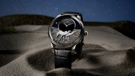 Petite Heure Minute Platine - Camels Magies Orientales © Jaquet Droz