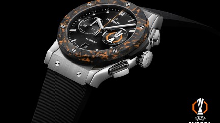 Classic Fusion Chronograph UEFA Europa League Titanium Carbon © Hublot