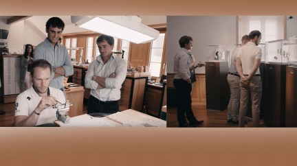 Three golfers visit the manufactory in Le Brassus - Audemars Piguet