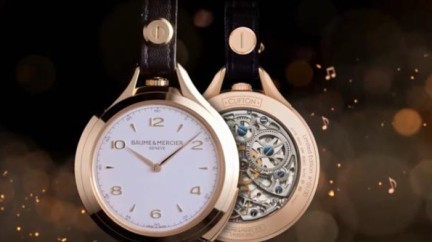 Video. Clifton 1830 Pocket watch 5 Minute Repeater - Baume & Mercier