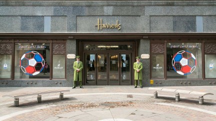 Champions' Advice campaign at Harrods with David Luiz - Hublot