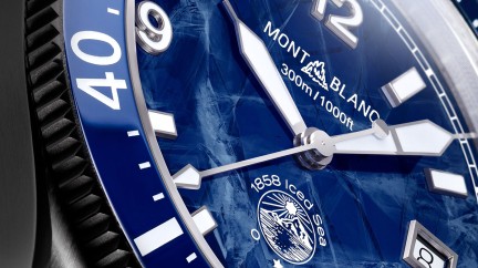 Montblanc 1858 Iced Sea Automatic Date  - Montblanc