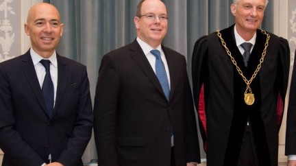 H.S.H. Prince Albert II of Monaco and Luc Pettavino honoured by the University of Bern - Only Watch 