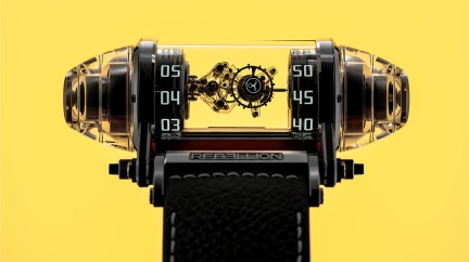 Weap-One Diamond Asymmetrical Flying Tourbillon - Rebellion Timepieces