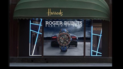 Roger Dubuis and Lamborghini Squadra Corse roar at Harrods - Roger Dubuis