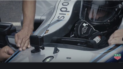 Patrick Dempsey at the Formula E Championship in New York - TAG Heuer